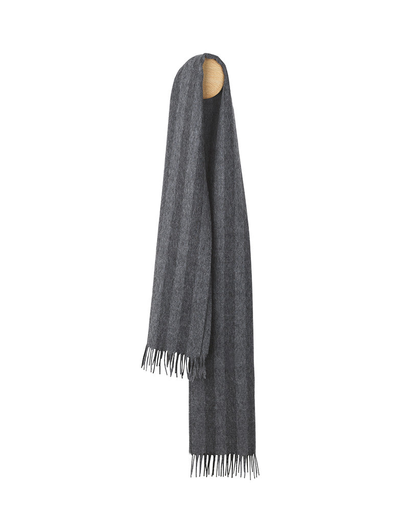 Elvang Denmark Bergen scarf Scarf Grey/black