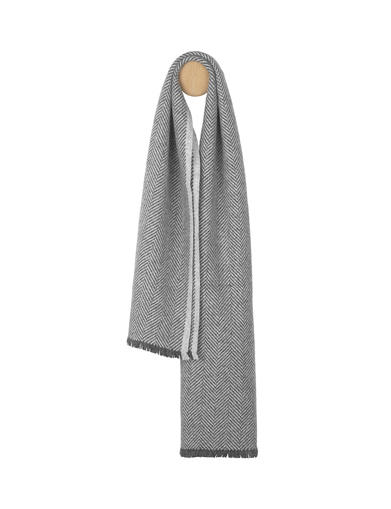 Elvang Denmark Edinburgh scarf Scarf Light grey/grey