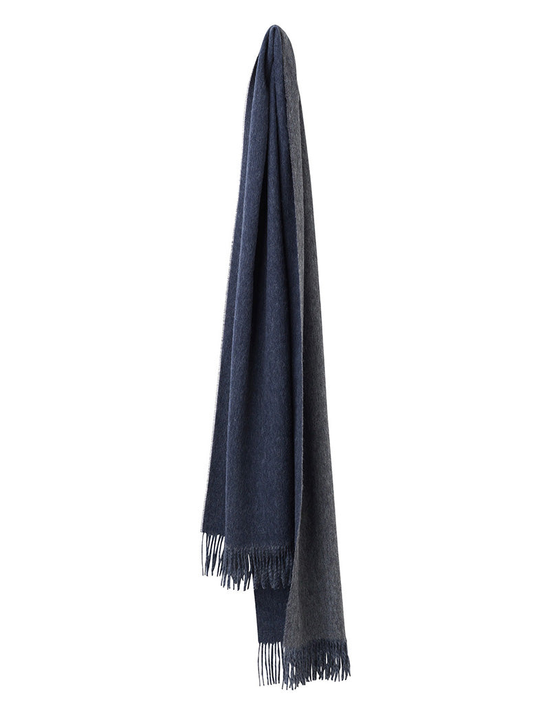 Elvang Denmark His and Her scarf Scarf Navy/grey