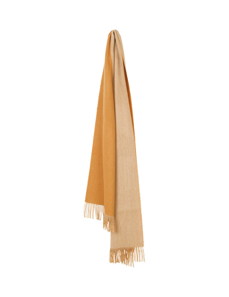 Elvang Denmark His and Her scarf Scarf Curry/beige