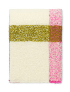 Elvang Denmark Lava throw Throw Ivory/pink/green