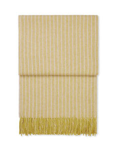 Elvang Denmark Stripes throw Throw Light yellow