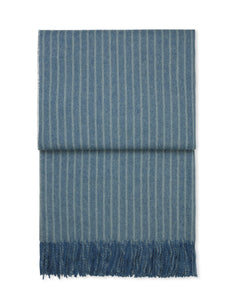 Elvang Denmark Stripes throw Throw Mirage blue