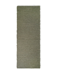 Elvang Denmark Hazelnut rug 60x180cm Floor runner Bottle green