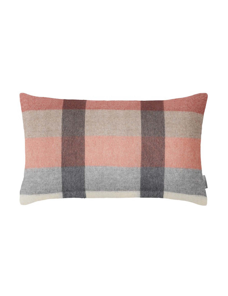 Elvang Denmark Intersection cushion cover 30x50 cm Cushion Rusty red/white/grey