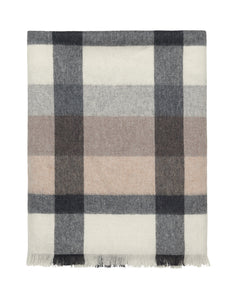 Elvang Denmark Intersection throw Throw Camel/white/grey