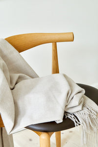 Elvang Denmark Luxury throw Throw Off white