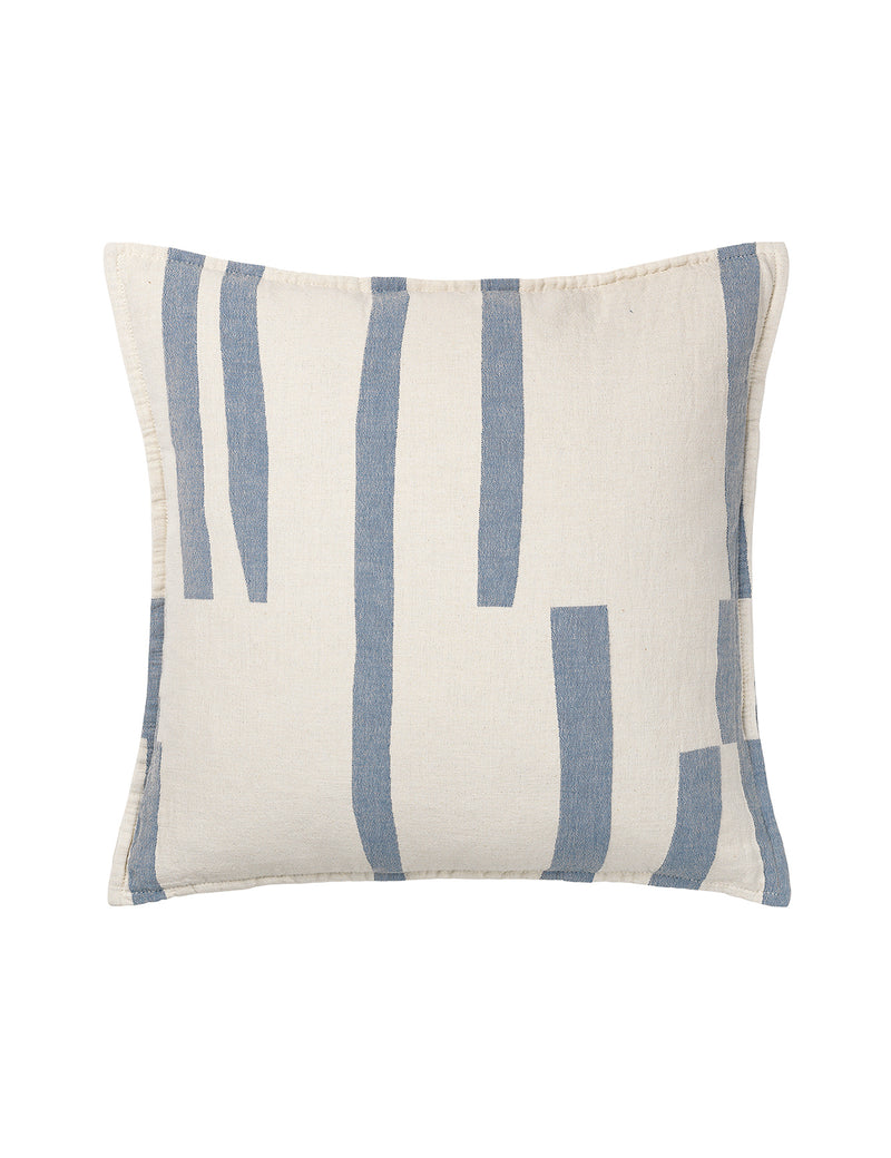 Elvang Denmark Lyme Grass cushion cover 50x50 cm Cushion Blue