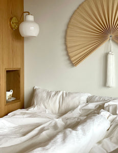 Elvang Denmark Star duvet cover 140x200 cm Bed linen White