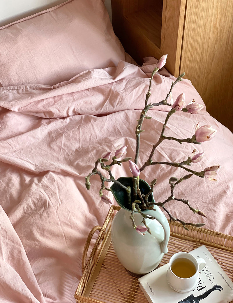 Elvang Denmark Star pillow case 40x80cm Bed linen Light rose