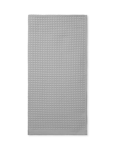 Elvang Denmark Waffle bath towel 70x140cm Terry towels Light grey